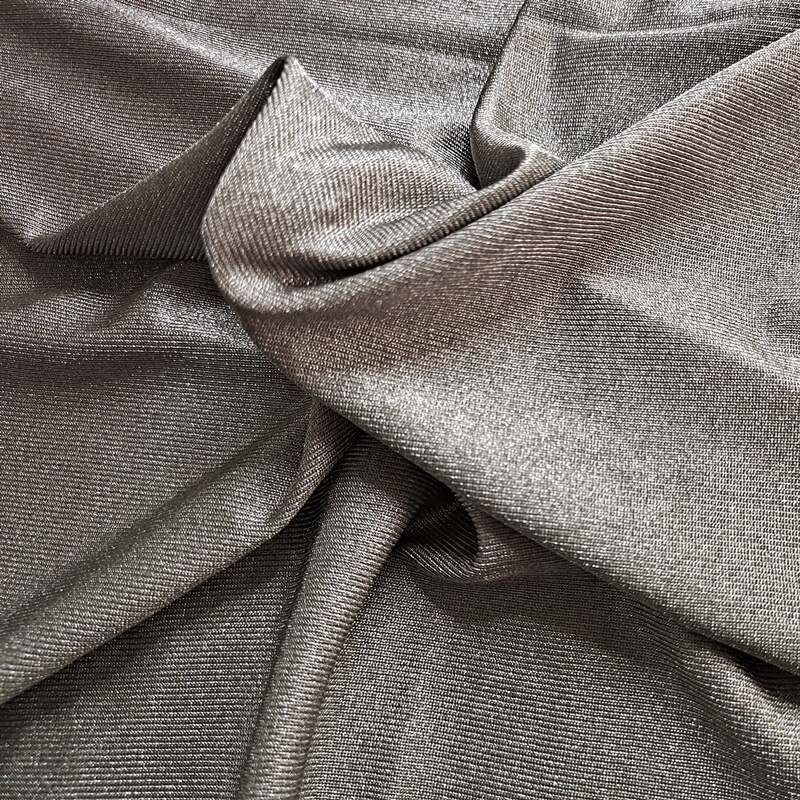 Silver Fiber Knit Fabric Wholesale Supplier 5